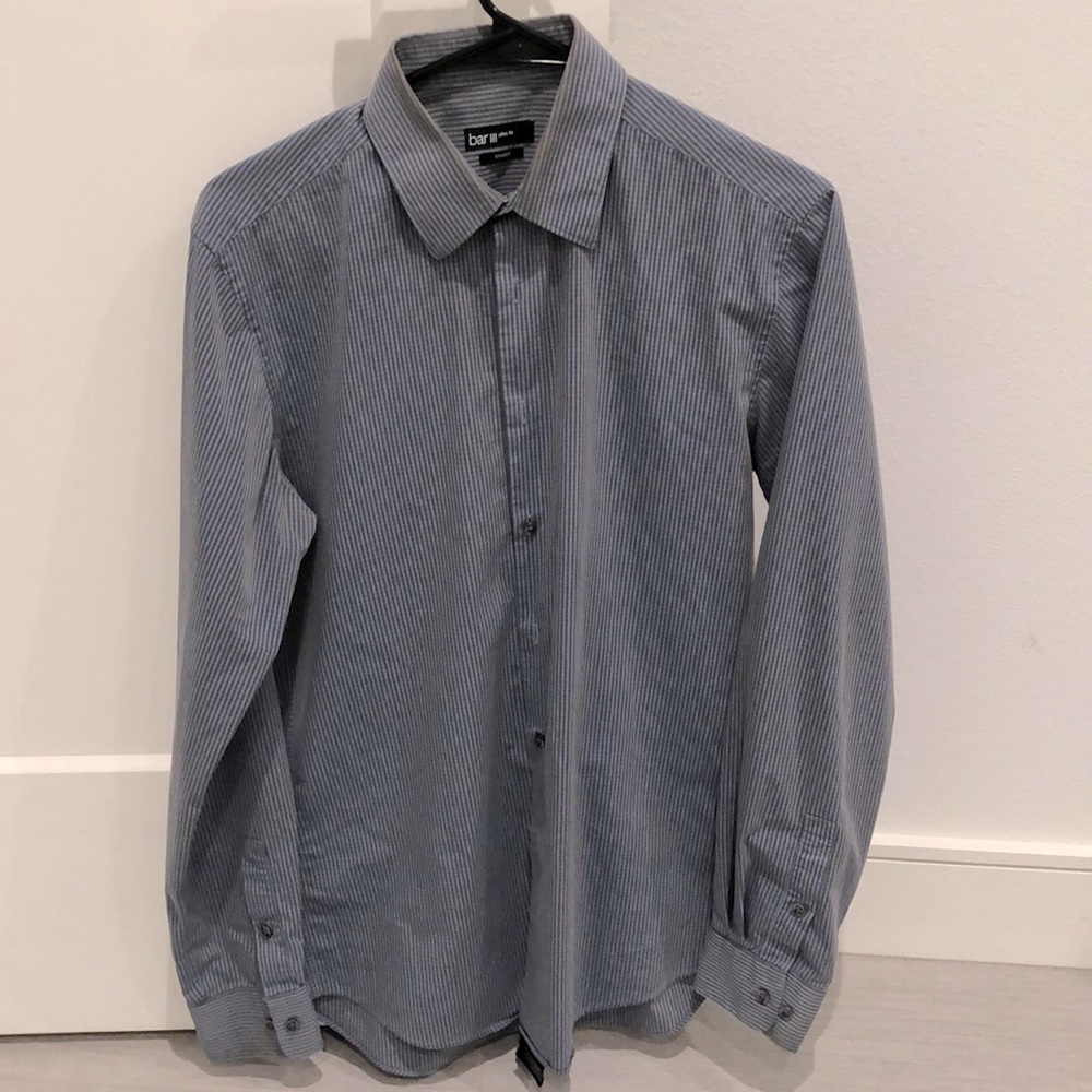 Men’s Medium Slim Fit Bar III Dress Shirt